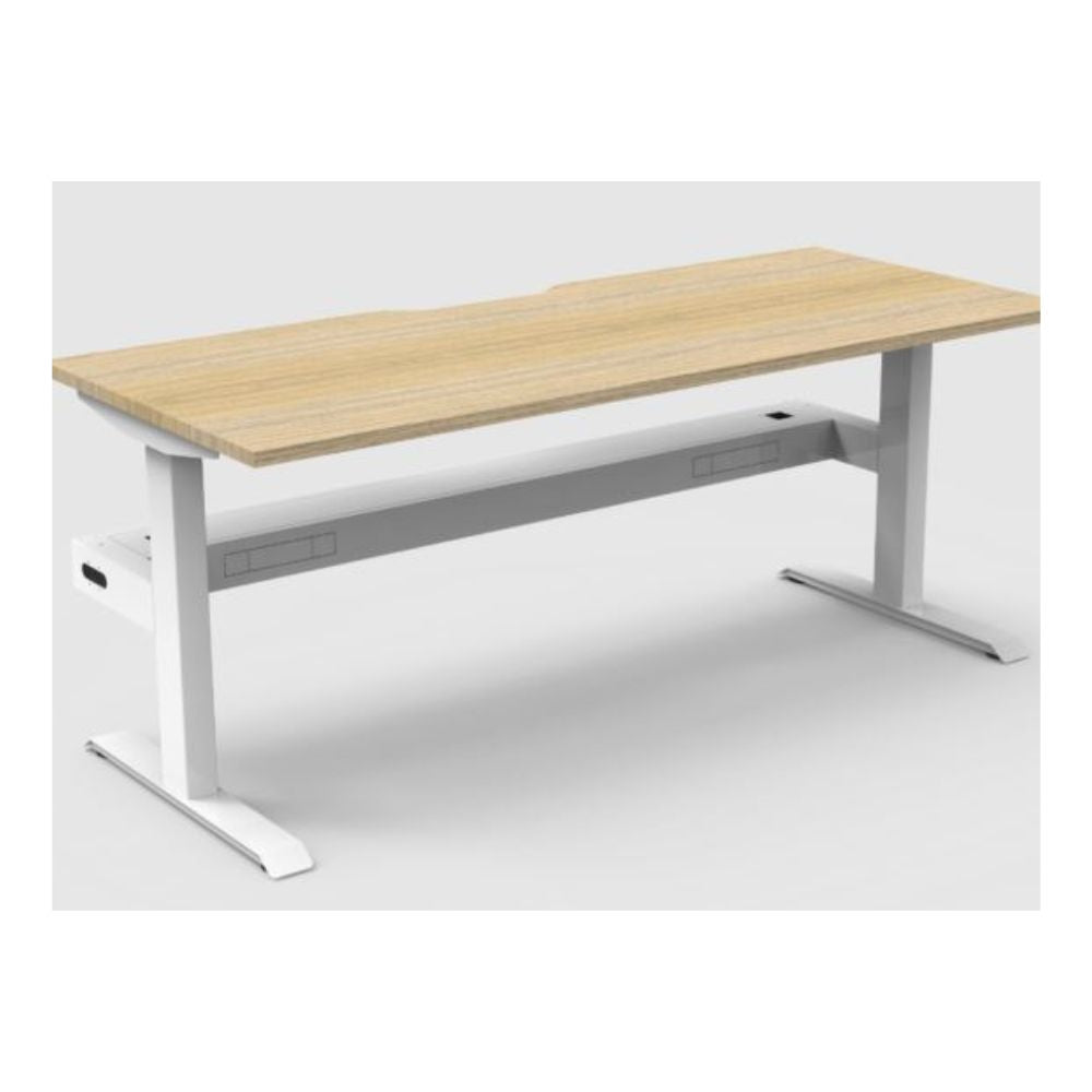 Boost Static Single Desk with Cable Tray