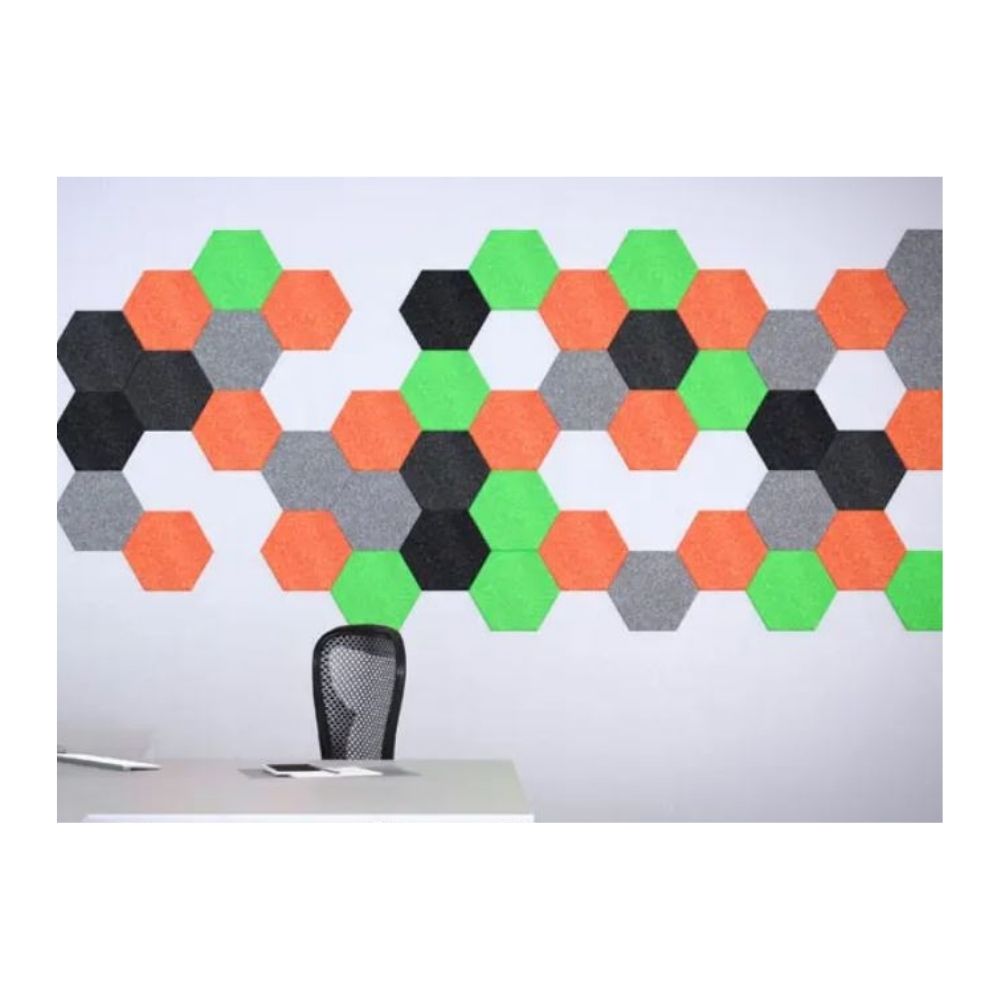 Hush Direct Stick Tiles - Hex
