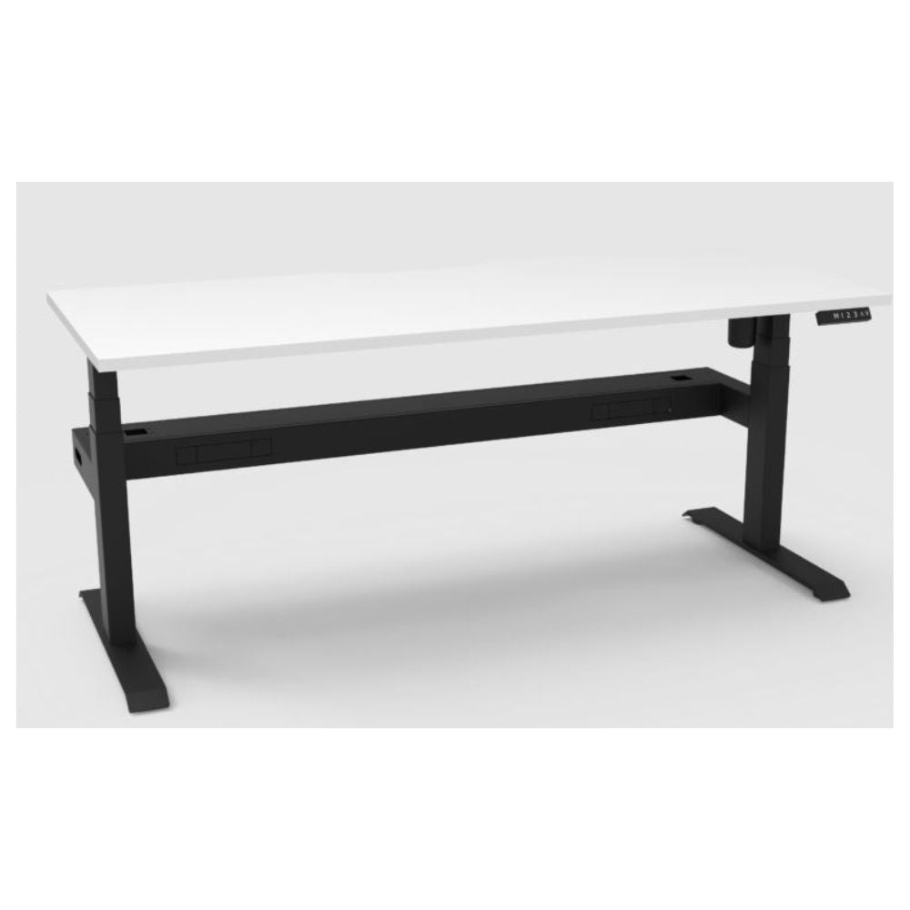 Boost Light Single Sided Desk with Cable Tray Keen Office