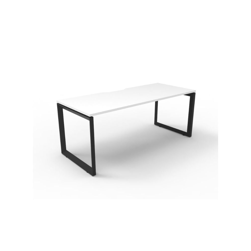 Deluxe Rapid Infinity Single Sided Desk - LOOP LEG