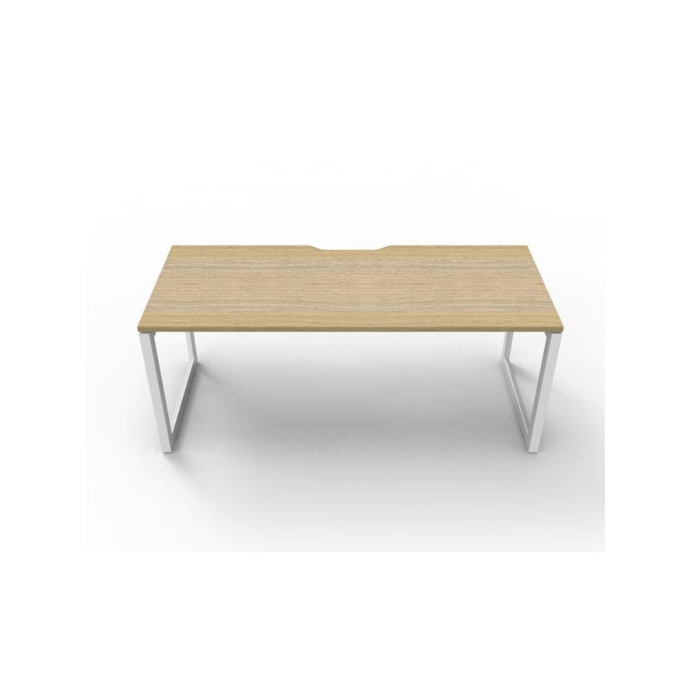 Deluxe Rapid Infinity Single Sided Desk - LOOP LEG