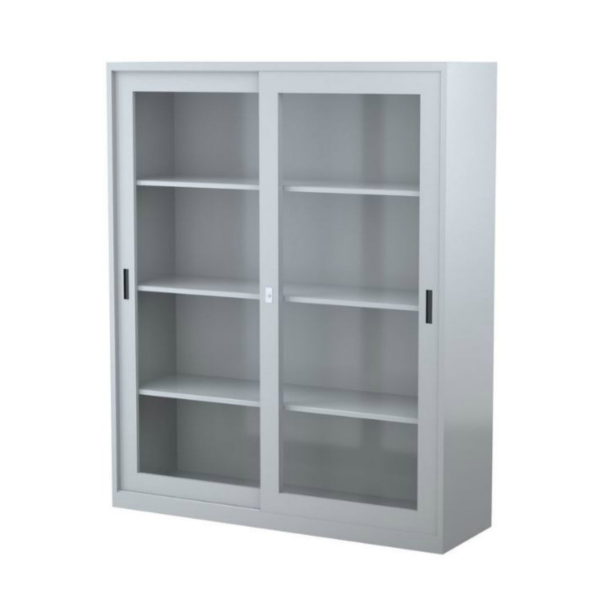 Steelco Glass Door Sliding Door Cabinet (metal)