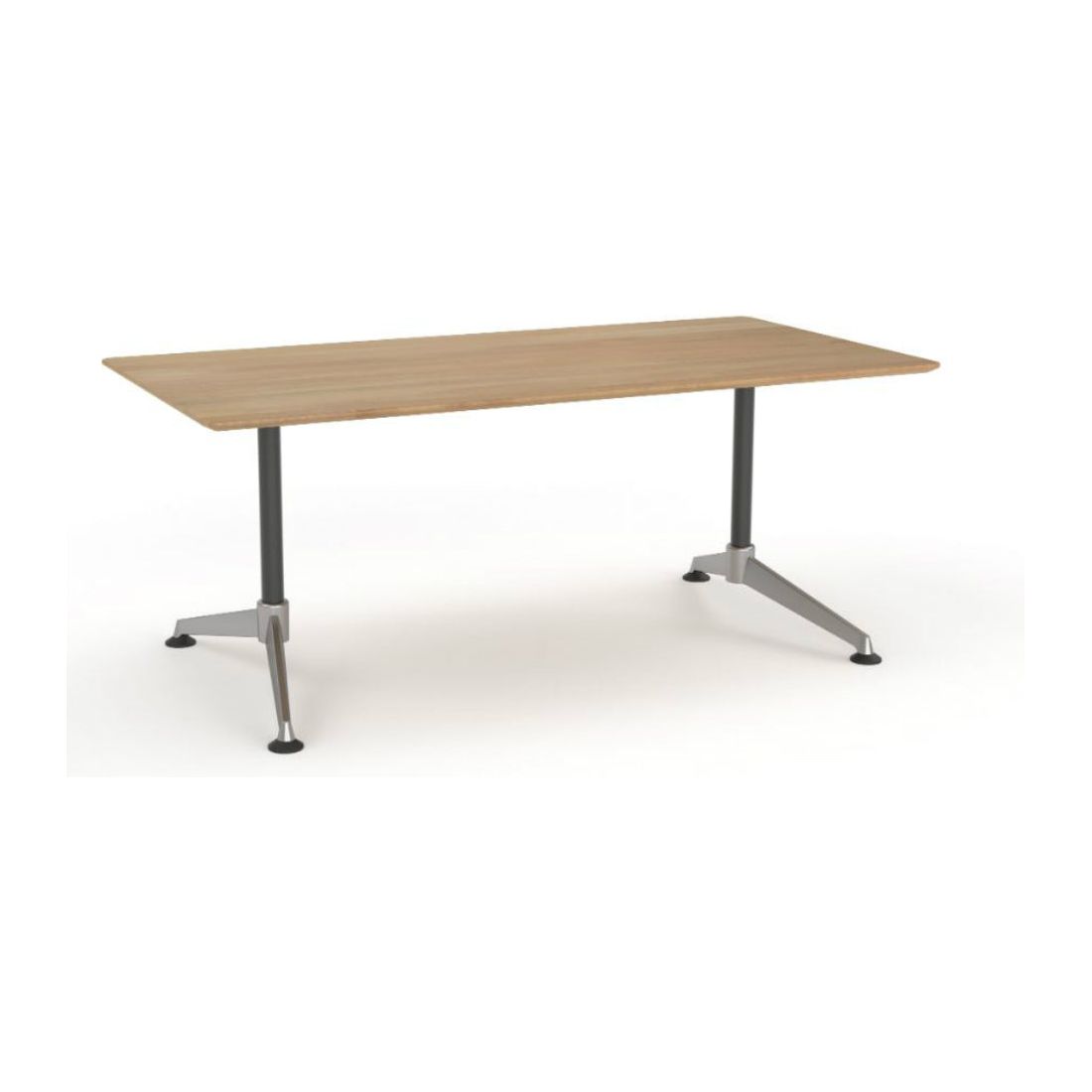 Modulus Single Post Boardroom Table