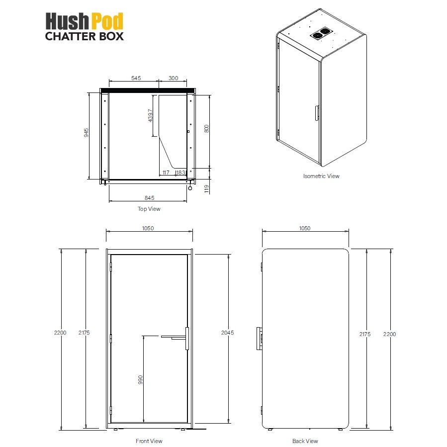 Hush Pod - Chatter Box