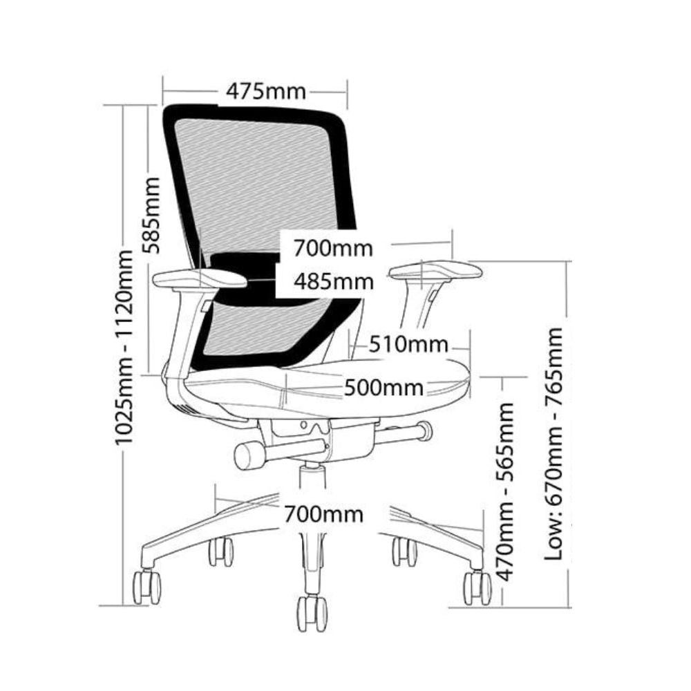 Baxter Range Executive Mesh Chair