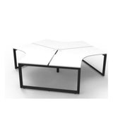 Deluxe Infinity 3 Person 120 Degree Workstation (Loop Leg)