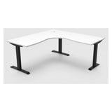 Boost Static Corner Workstation (No Cable Tray & Screen)