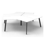 Deluxe Infinity 3 Person 120 Degree Workstation (Eternity Leg)