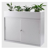 Metal Sliding Door Cupboard (Perforated doors)