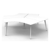 Deluxe Infinity 3 Person 120 Degree Workstation (Eternity Leg)