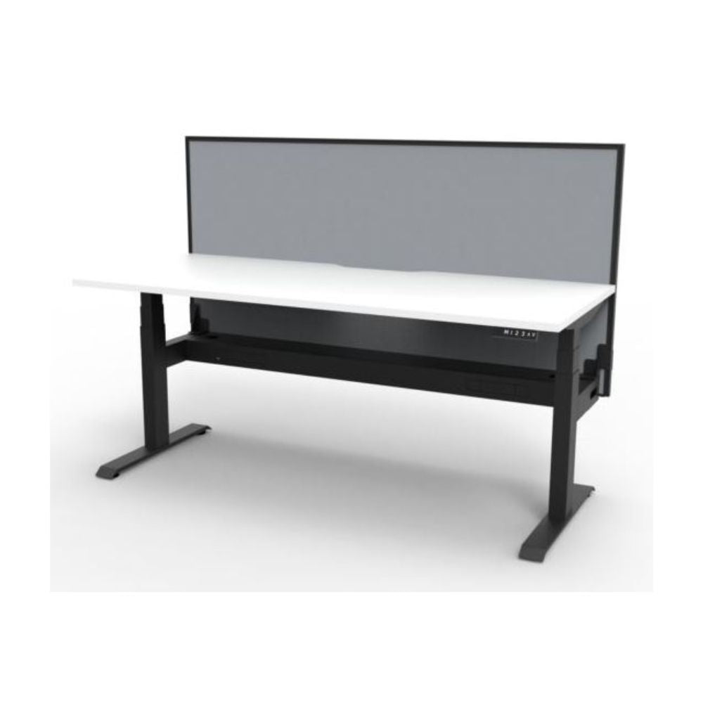 Boost Plus Single Sided Desk with Cable Tray & Screen