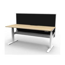 Boost Plus Single Sided Desk with Cable Tray & Screen
