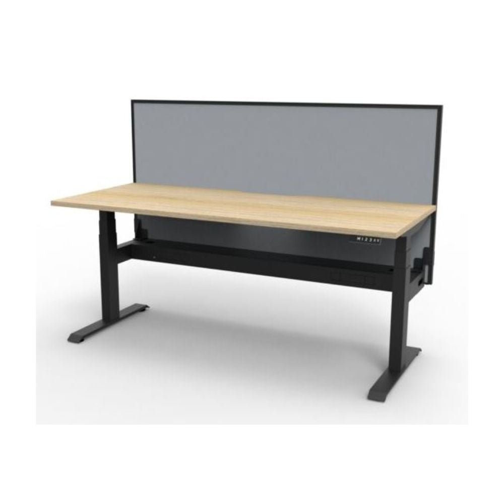 Boost Plus Single Sided Desk with Cable Tray & Screen