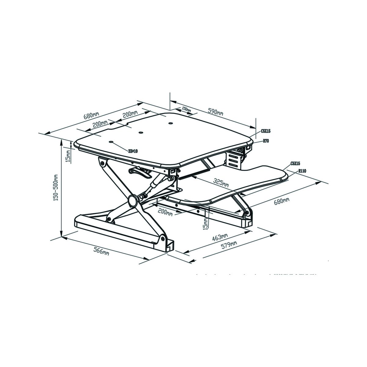 Rapid Riser Deskalator