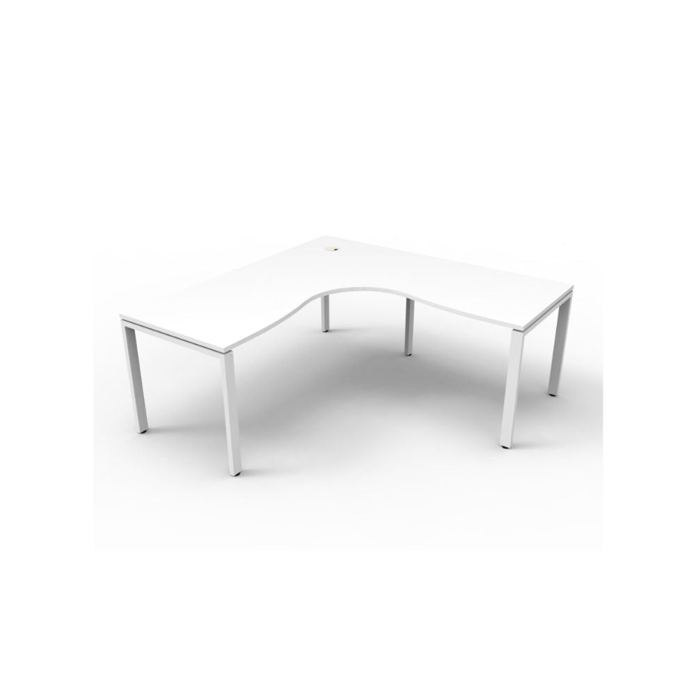 Deluxe Rapid Infinity Single Corner Workstation - PROFILE LEG