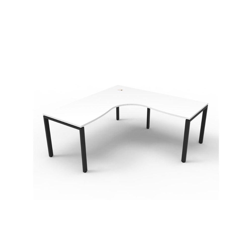 Deluxe Rapid Infinity Single Corner Workstation - PROFILE LEG