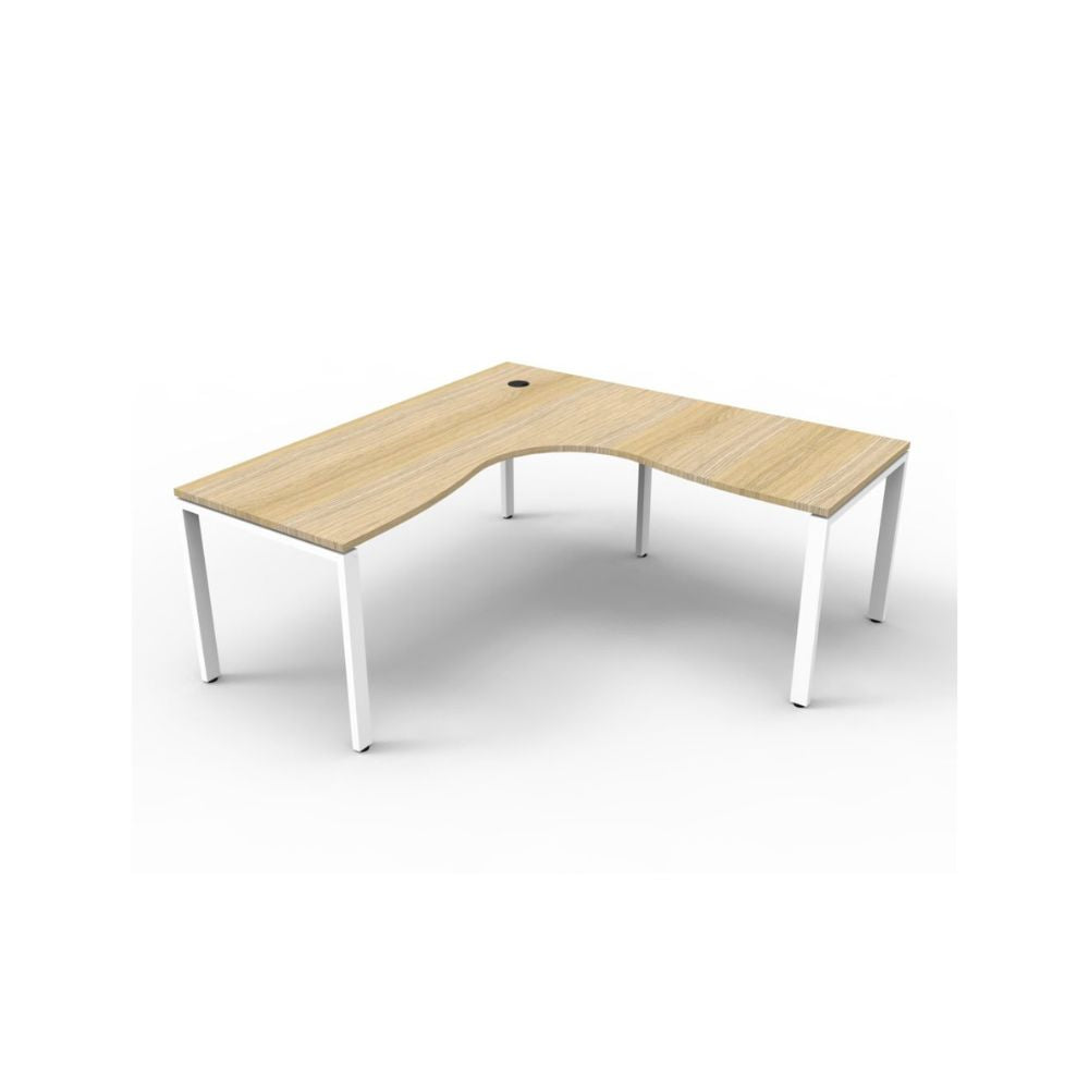 Deluxe Rapid Infinity Single Corner Workstation - PROFILE LEG