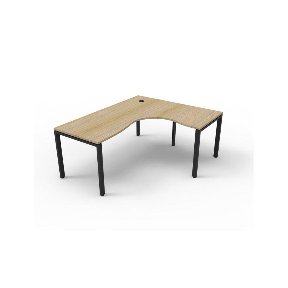 Deluxe Rapid Infinity Single Corner Workstation - PROFILE LEG