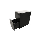 GSP3 Slimline 3 Drawer Steel Mobile Pedestal