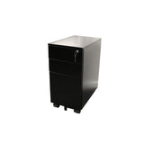 GSP3 Slimline 3 Drawer Steel Mobile Pedestal