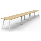 Eternity 4 Person Single Sided Straight Workstation