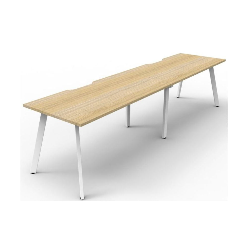 Eternity 2 Person Single Sided Straight Workstation