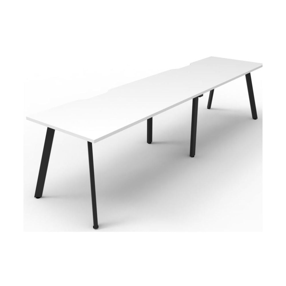 Eternity 2 Person Single Sided Straight Workstation