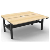Boost Plus Electric Back to Back Straight Desk with Cable Tray