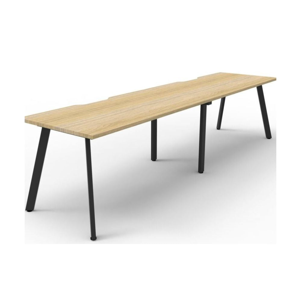 Eternity 2 Person Single Sided Straight Workstation