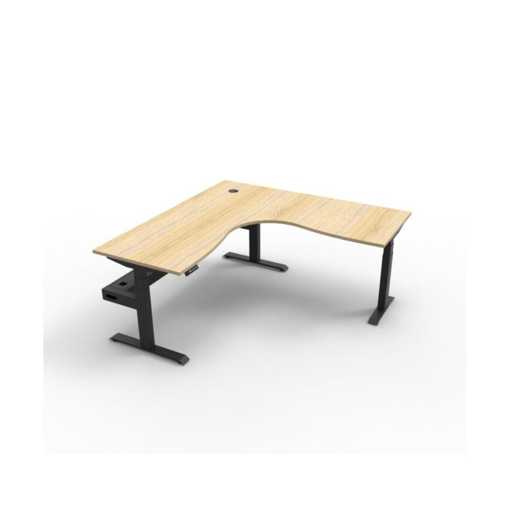 Boost Plus Electric Corner Workstation with Cable Tray
