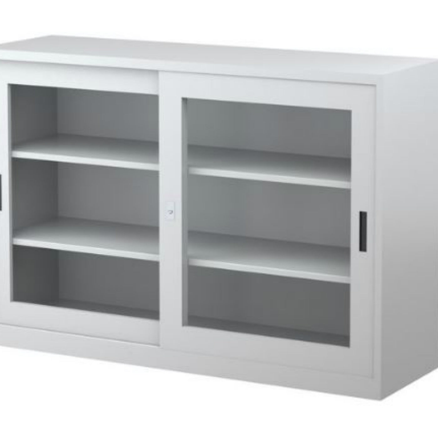 Steelco Glass Door Sliding Door Cabinet (metal)