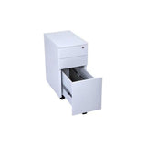 GSP3 Slimline 3 Drawer Steel Mobile Pedestal