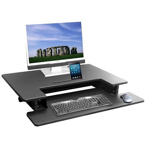 Hilift manual height adjustable desktop solution