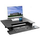 Hilift manual height adjustable desktop solution