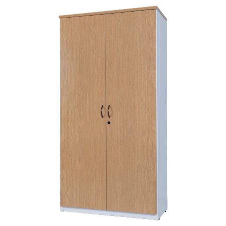 Logan Full Door Cupboard - New Oak / White