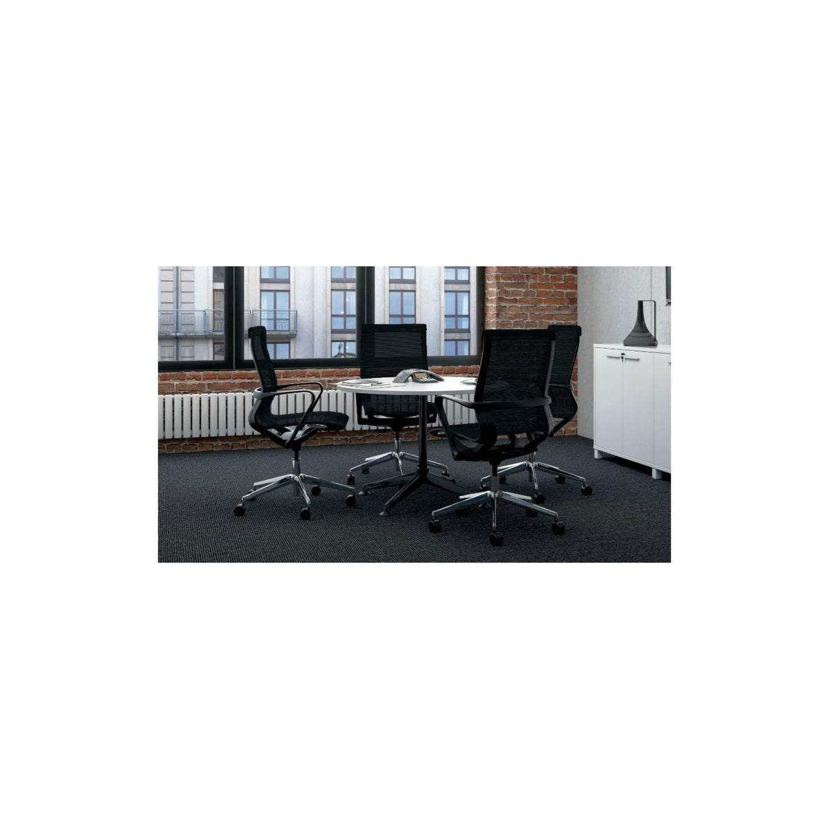 Modulus Meeting Table (Black) – Keen Office