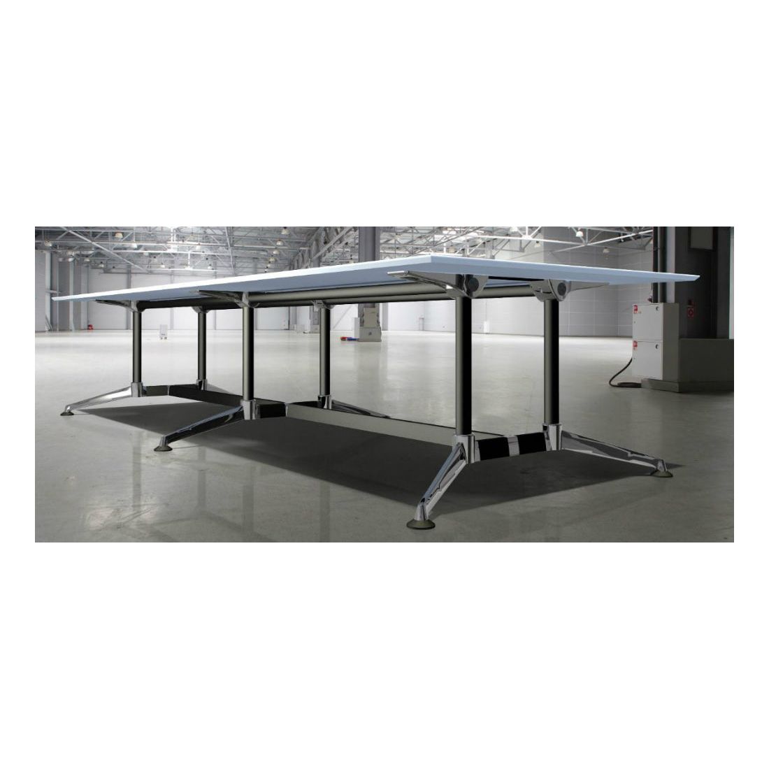 Modulus, Twin Post, Double Span Boardroom table