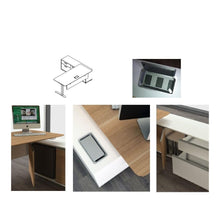 Potenza Height Adjustable Desk & Return