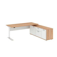 Potenza Height Adjustable Desk & Return
