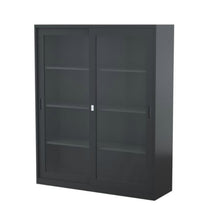 Steelco Glass Door Sliding Door Cabinet (metal)
